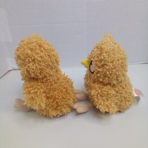 Fiesta Mr Frizzle Plush Chicken NO GLASSES 7.5" Lot of 2 - Picture 8 of 13
